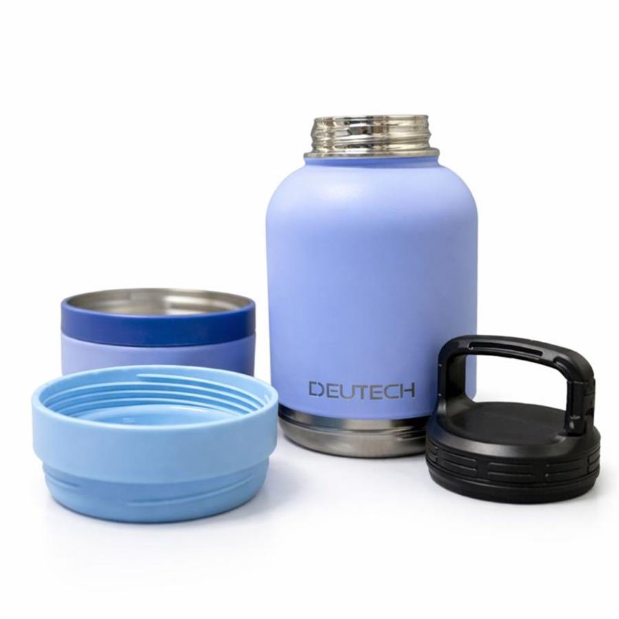 BOTELLA BEBEDERO 3 EN 1 DISPENSER PORTATIL PARA PERRO Y GATO