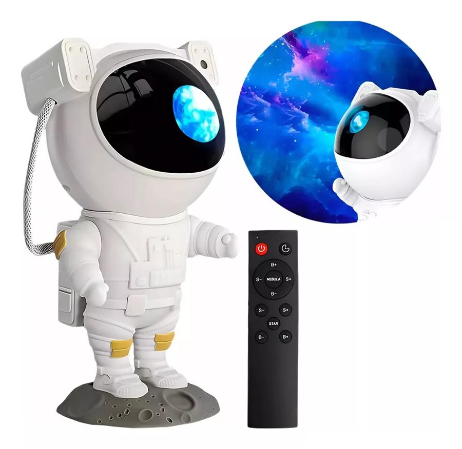 LAMPARA PROYECTOR ASTRONAUTA 237017 GALAXIA USB C/CONTROL