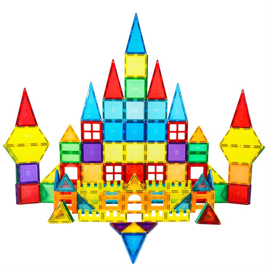 BLOQUES MAGNETICOS PARA ARMAR ZB-100 100 PIEZAS