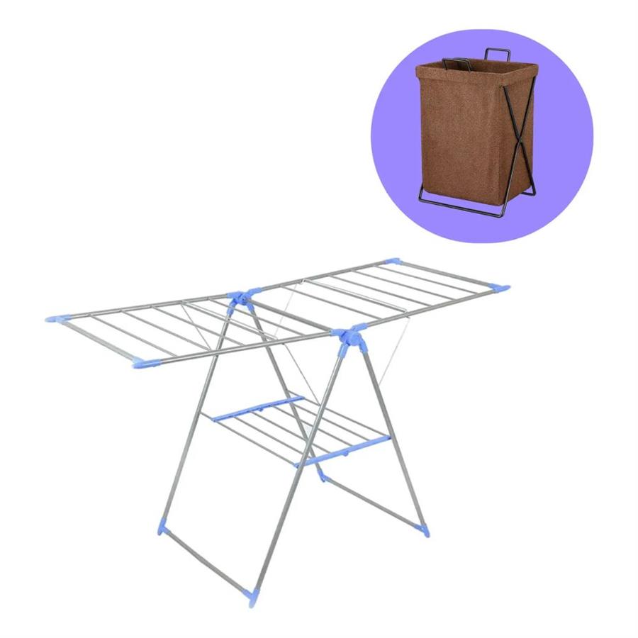 Tender Deutech Plegable Tdd-2w + Cesto Ccd-1b Marron
