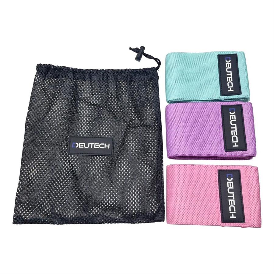 Kit Bandas Elasticas Entrenamiento Isometricas 3 Intensidades Colores Varios